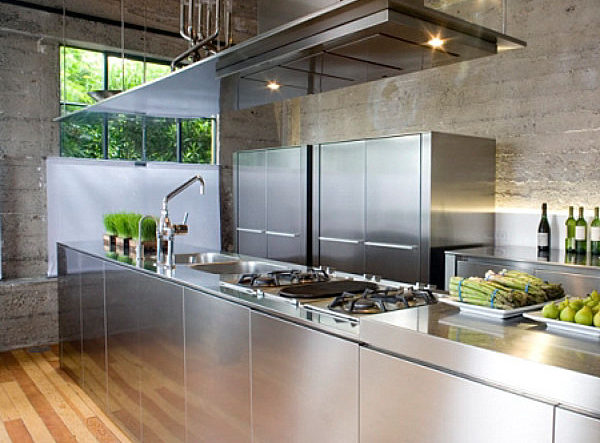 Stainless-steel-kitchen